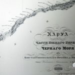 Карта части Южного берега Черного моря
